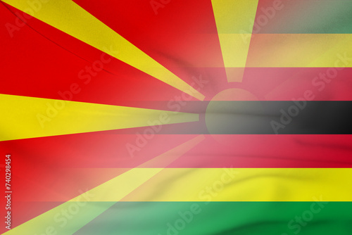 Macedonia and Zimbabwe government flag transborder negotiation ZWE