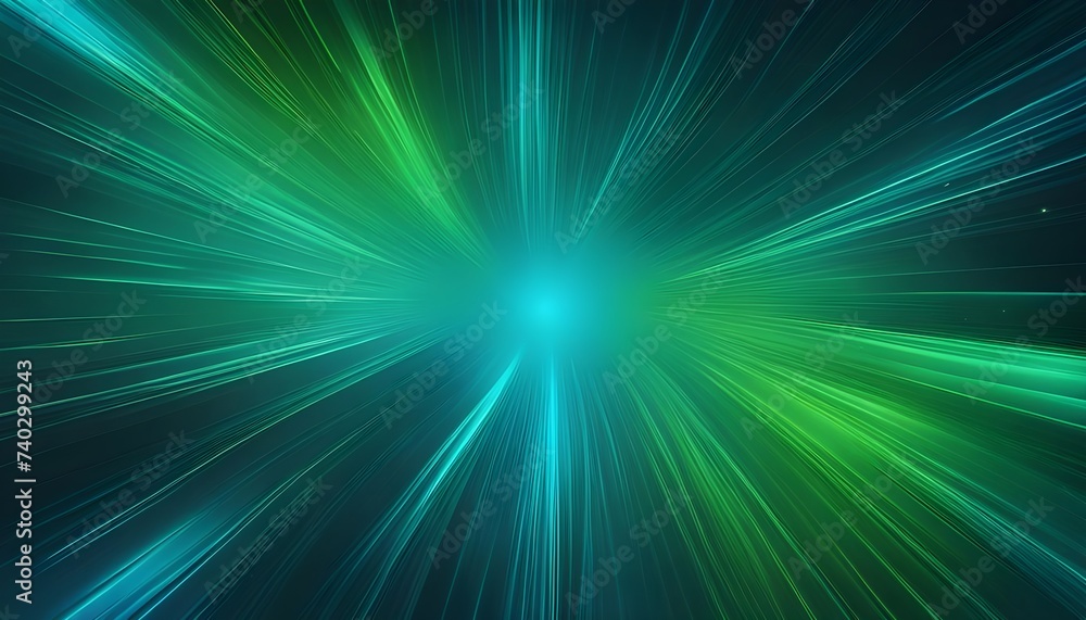 Fototapeta premium Blurred color gradient green blue turquoise grainy color gradient background dark abstract wallpaper