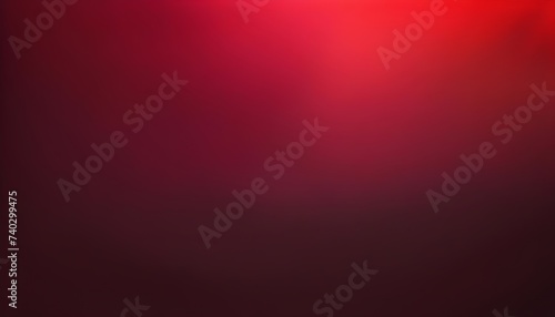 Blurred color gradient red dark gradient grainy color gradient background dark abstract Radiant, shining, luminous, wallpaper photo