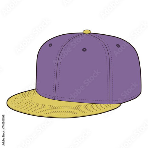 9FIFTY Snapback Cap Vector Design Illustration