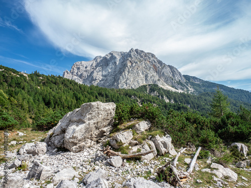 The landscape in Alps, Slovenia