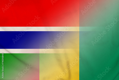 Gambia and Guinea government flag international contract GIN GMB