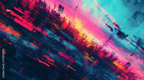 abstract background with glitch texture or distortion texture