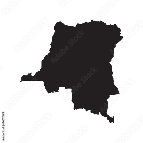 Democratic Republic of the Congo map icon photo
