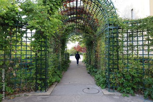 Photography the Coulée Verte viaduct is an elevated urban garden in the 12th arrondissement