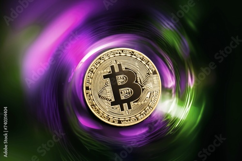 Crypto currency coin bitcoin symbol © BillionPhotos.com