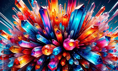 abstract background multicolor  3d render abstract  colorful abstract illustration  background wallpaper PC