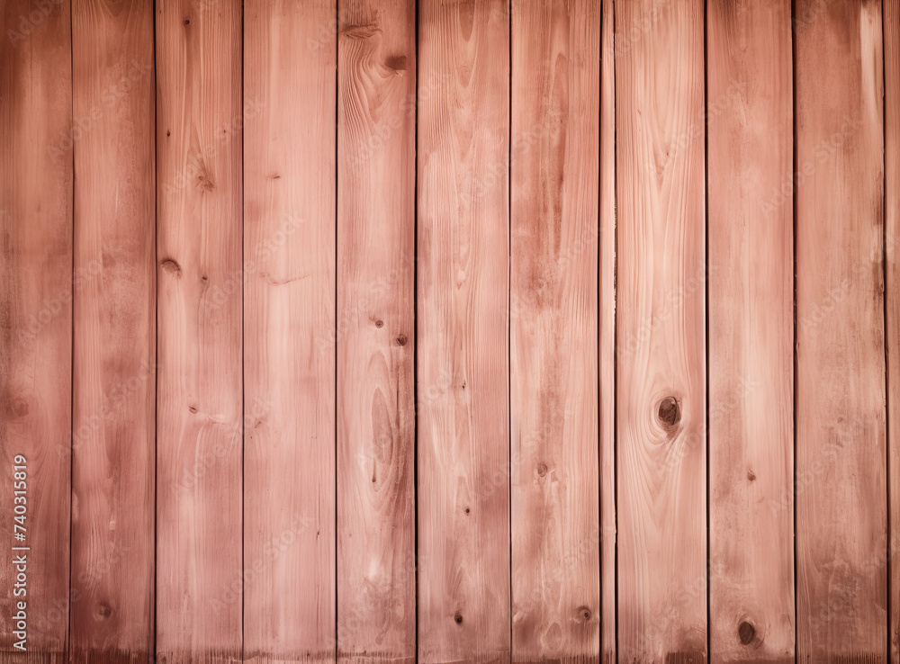 Naklejka premium Wooden wall background or texture. Wood planks surface pattern.