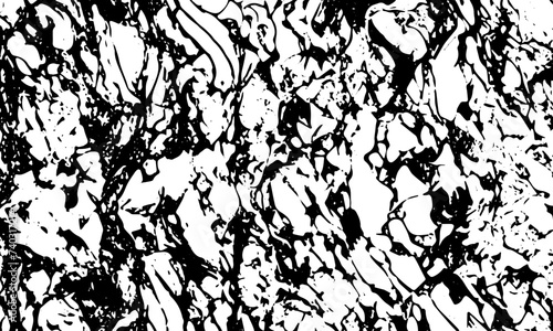 Grunge detailed black abstract texture. Vector background..