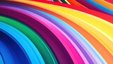 abstract colorful wavy striped background