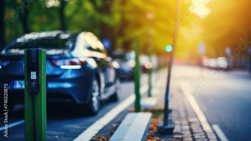 Wallpaper Mural energizing sustainability: the electric green and eco-friendly car revolution, showcasing efficient battery charging and embracing eco-conscious driving for a greener and cleaner automotive future Torontodigital.ca