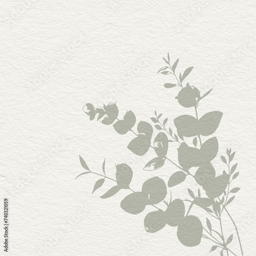Delicate Floral watercolor Paper texture with soft botanical art 