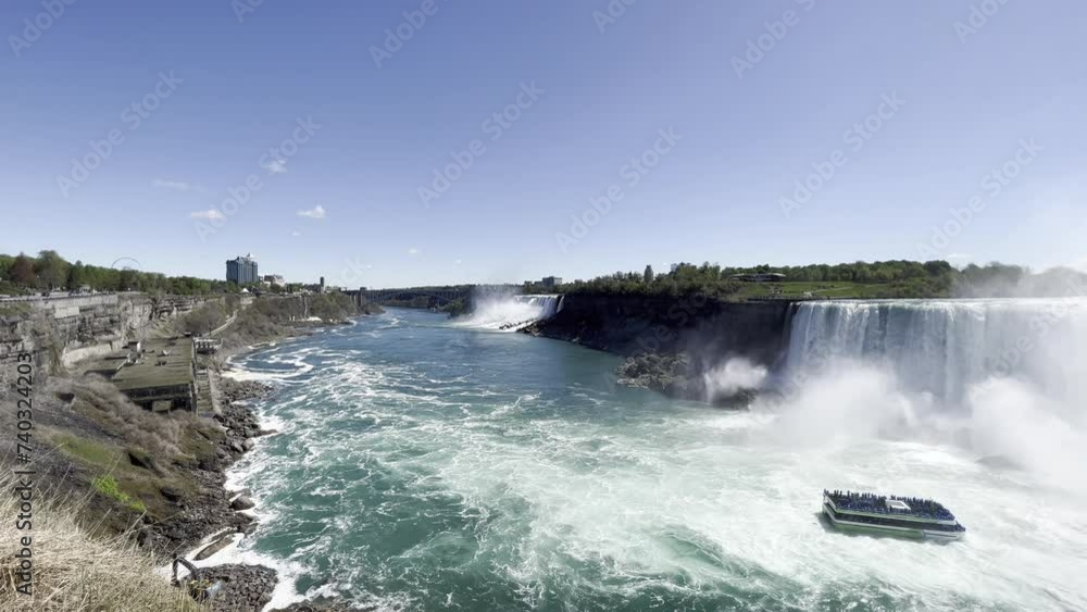 Niagara Falls on a spring day Niagara Falls on a spring day