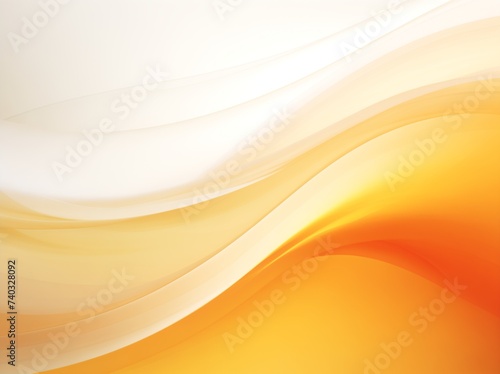 Liquid Motion, Abstract Orange-Yellow in White, Gradient Design for Banners, Backgrounds, Wallpapers, Covers