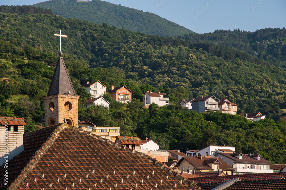 Rooftop view of historix city of Prizren in Kosovo