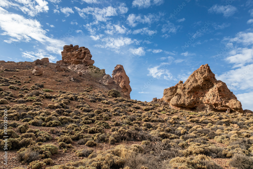 Landscape of Teide National Park , Tenerife Landscape of Teide National Park , Tenerife