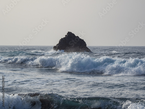 Beach Playa de Benijo on Tenerife