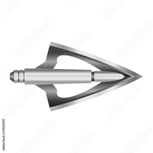 modern steel arrowhead arrow tip