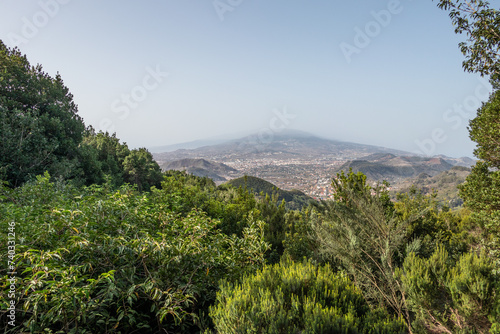 Anaga mountains in sunshine on Tenerife