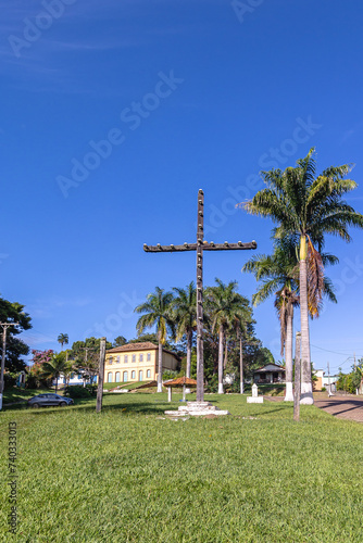 cruzeiro no distrito de Cocais, na cidade de Barão de Cocais, Estado de Minas Gerais, Brasil photo