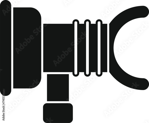 Oxygen dive tool icon simple vector. Scuba adventure. Sport ocean sea
