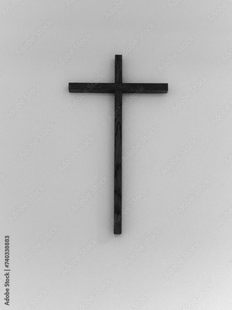 Concept or conceptual cross on background, texture with copy space for any text, christ, christianity, religion, faith, saint, spiritual, jesus, faith, resurrection. christian wooden cross in a school Concept or conceptual cross on background, texture with copy space for any text, christ, christianity, religion, faith, saint, spiritual, jesus, faith, resurrection. christian wooden cross in a school