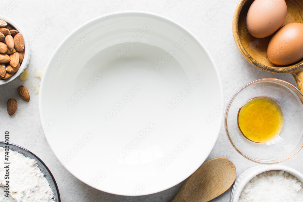 ceramic bowl on a marble table, white ceramic mixing bowl ceramic bowl on a marble table, white ceramic mixing bowl