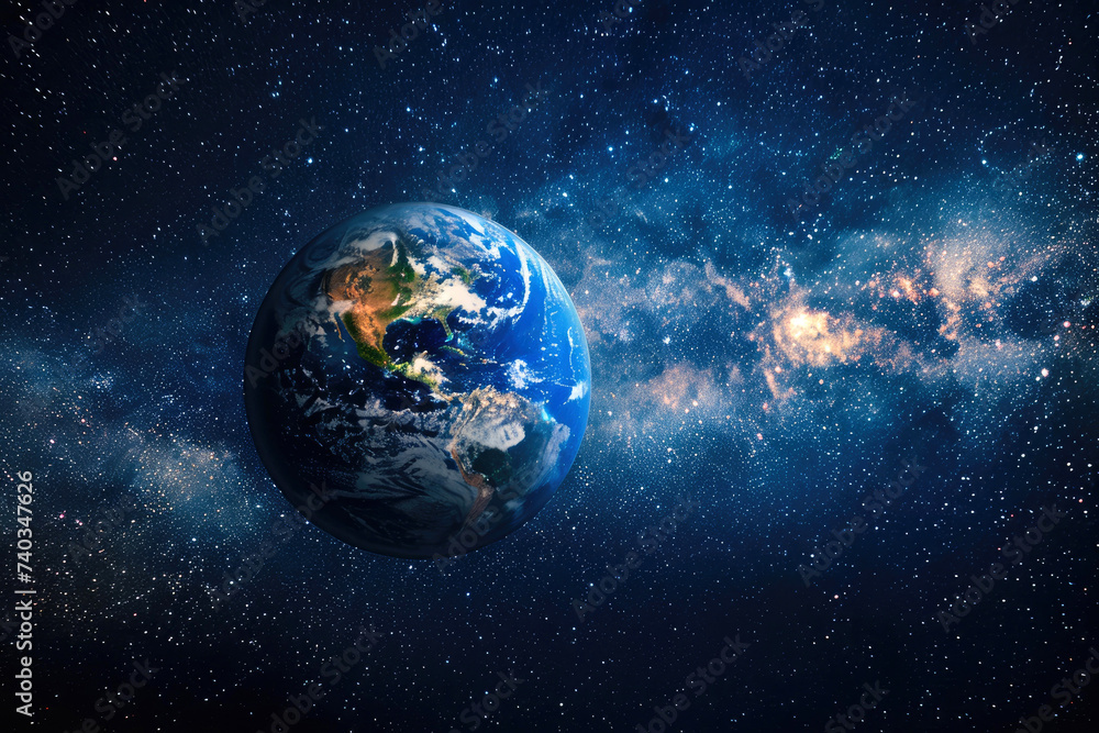 Fototapeta premium View of Earth from space