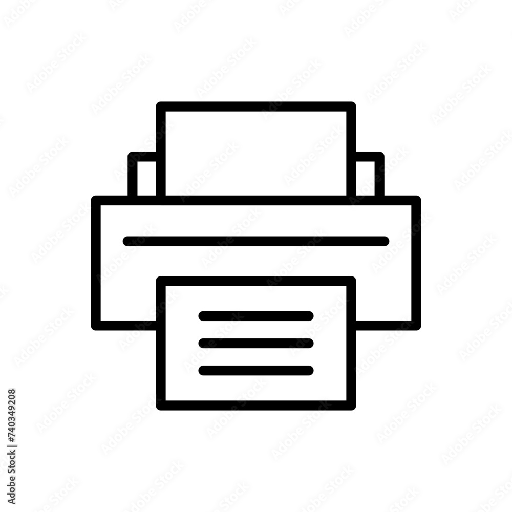Print icon vector. printer icon vector. Print icon vector. printer icon vector.