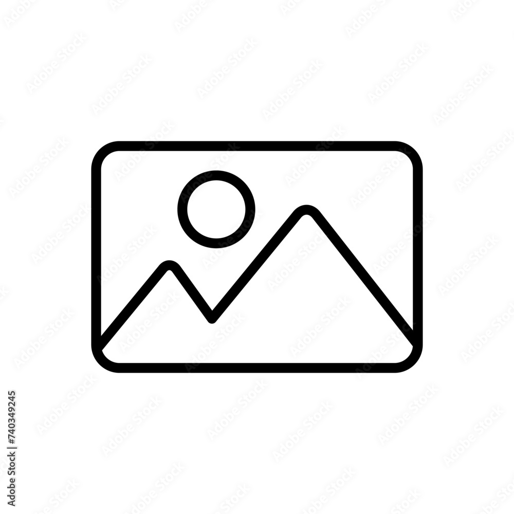 Picture icon vector. photo gallery icon symbol Picture icon vector. photo gallery icon symbol