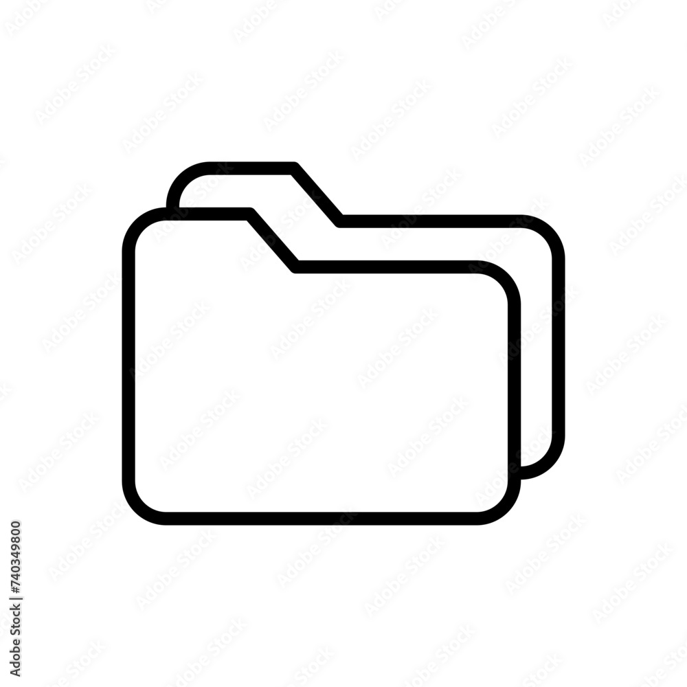 Folder icon vector. folder vector icon Folder icon vector. folder vector icon