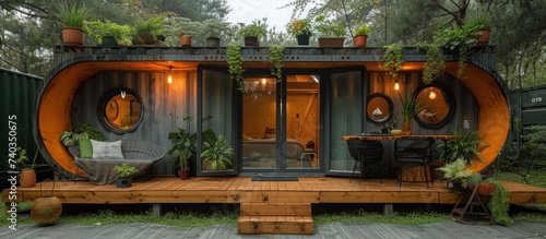 Container tiny house photo