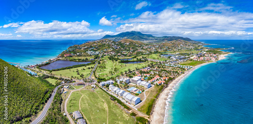 St Kitts Aerial Panorama from Timothy Hill photo