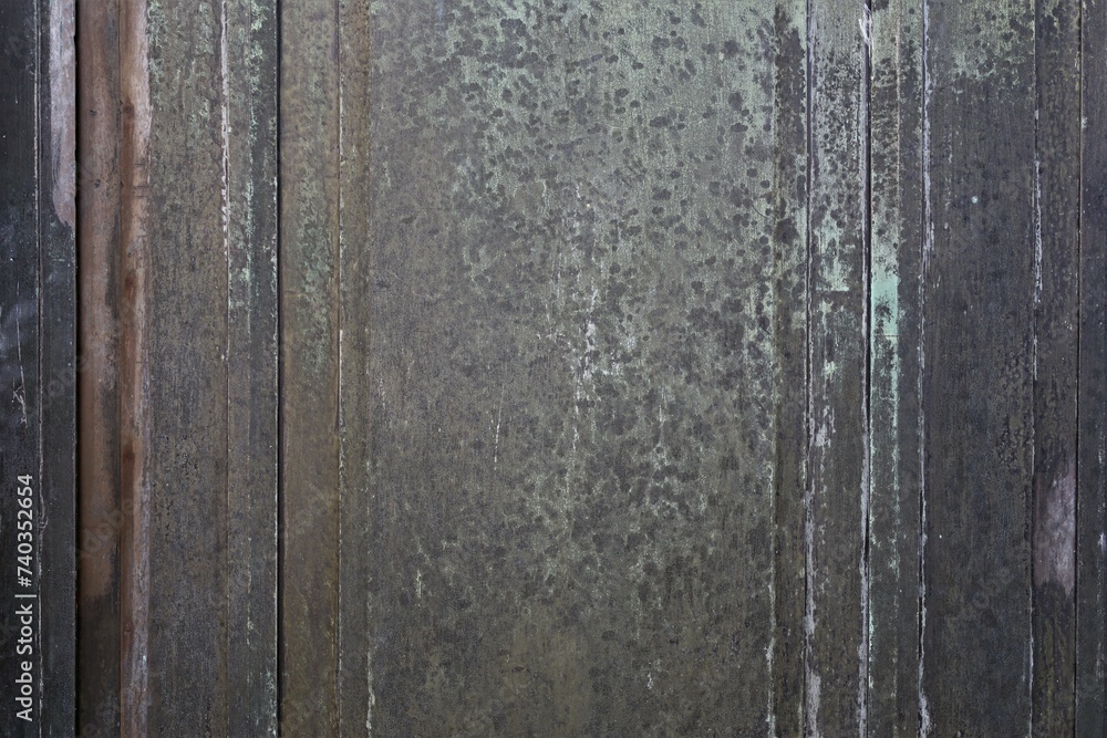 Fototapeta premium close up ancient weathered wrought metal ornaments 