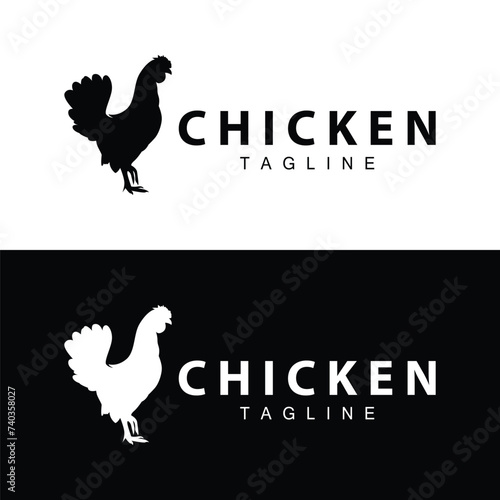 Chicken logo farm animal livestock chicken farm design fried chicken restaurant