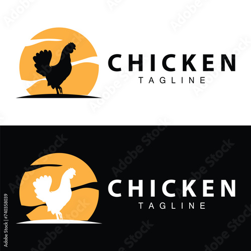 Chicken logo farm animal livestock chicken farm design fried chicken restaurant