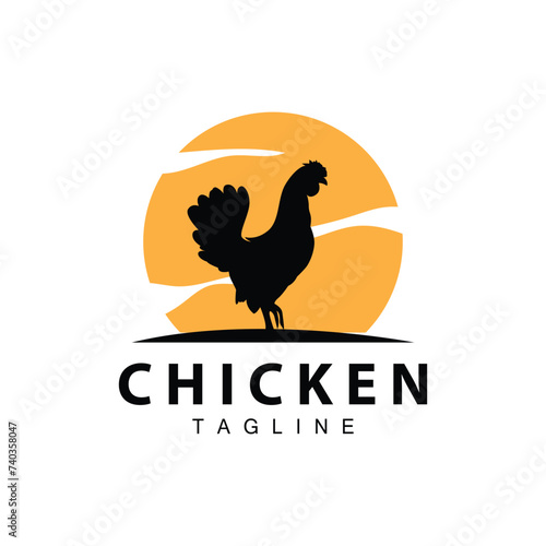 Chicken logo farm animal livestock chicken farm design fried chicken restaurant