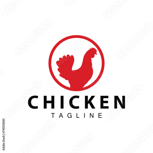 Chicken logo farm animal livestock chicken farm design fried chicken restaurant