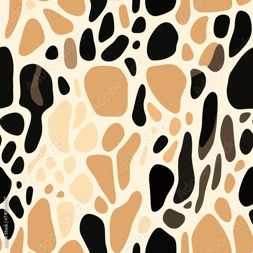 giraffe skin print, lay flat style no wrinkles