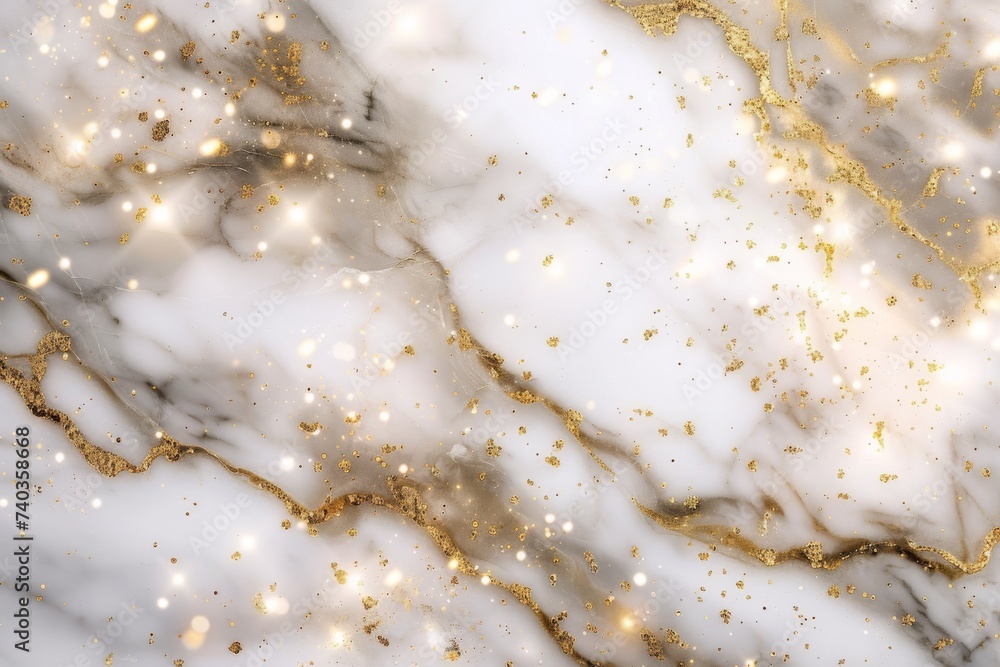 Marble texture with sparkling gold veins Marble texture with sparkling gold veins