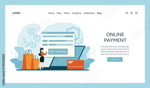 Visualizing effortless e-commerce transactions with secure credit card processing