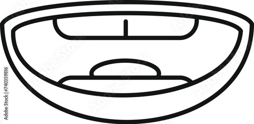 Oral idiom infancy icon outline vector. Care lips oral. Motor spoken word