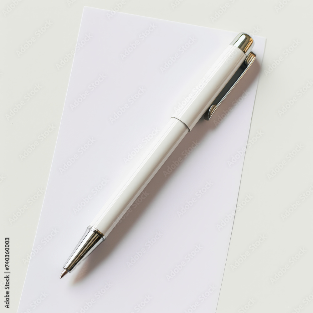White Pen, Blank Canvas: The Minimalist's Muse
White Pen, Blank Canvas: The Minimalist's Muse