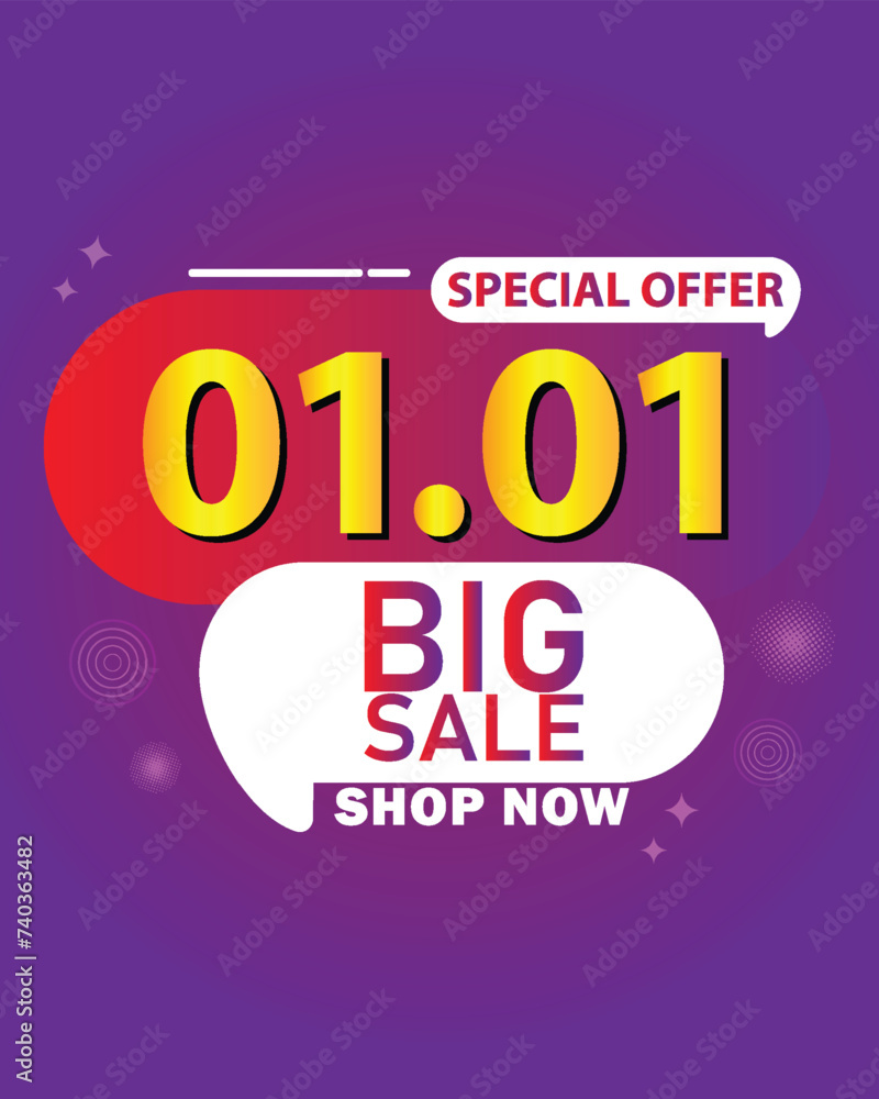 Sale banner template design 1.1 . 01.01 SPECIAL OFFER, BIG SALE, MEGA SALE Sale banner template design 1.1 . 01.01 SPECIAL OFFER, BIG SALE, MEGA SALE