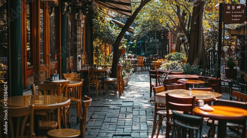 Outdoor Cafe Terrace