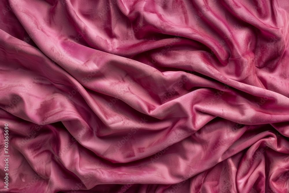 Close Up View of Pink Fabric. Generative AI Close Up View of Pink Fabric. Generative AI