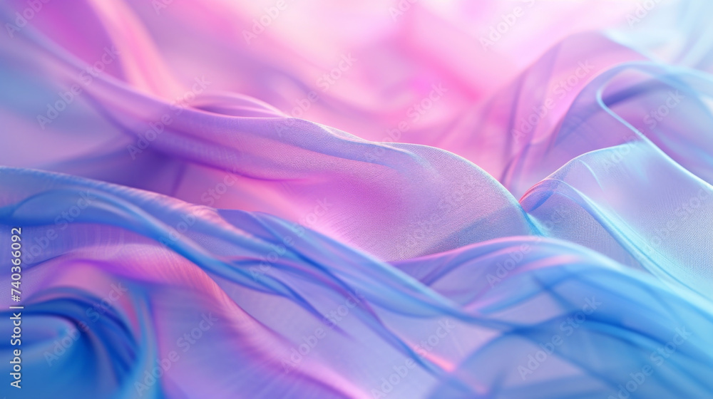 Obraz premium Soft and gentle threads dance in a mesmerizing rhythm evoking the delicate touch of silk against the skin.