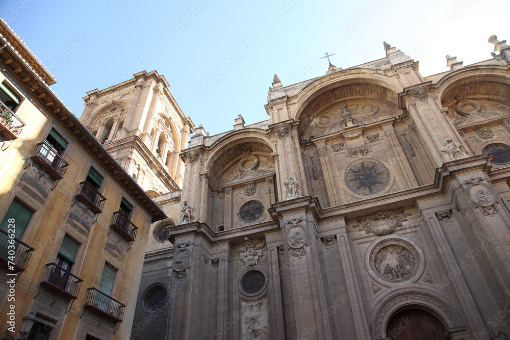 the exterior of a cathedral in Spain