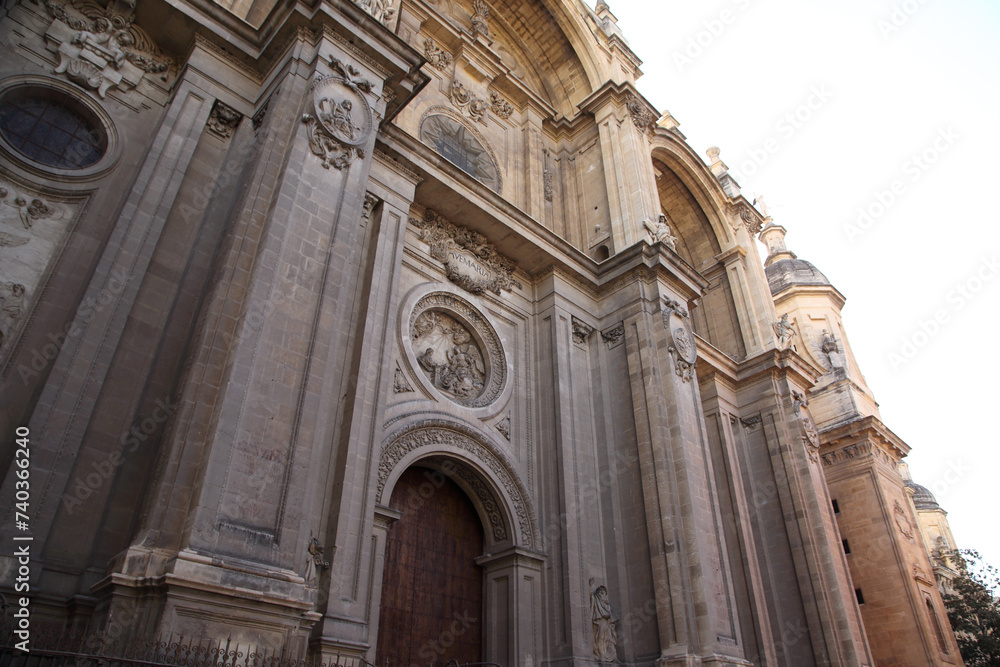 the exterior of a cathedral in Spain