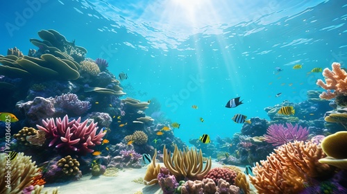 Vibrant Underwater World: Colorful Fish and Coral Reefs, Captured with Canon RF 50mm f/1.2L USM